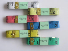 Load image into Gallery viewer, 3pcs 6pcs 12pcs Tape Measure 12mm Wide 60&quot; Long Small Big Dressmaker Craft Sewing Measuring Ruler Different Colours Multi-purpose use
