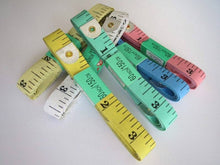Load image into Gallery viewer, 3pcs 6pcs 12pcs Tape Measure 20mm Wide 60" Long Small Big Dressmaker Craft Sewing Measuring Ruler Different Colours Multi-purpose use
