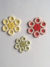 Load image into Gallery viewer, 10 20 Flower Buttons 13mm 16mm Wide Dresses Tops Coats Babies Blazers Shirt Sewing Craft Different Colours