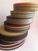 Load image into Gallery viewer, 1m Webbing Tape Strap 25mm 33mm 39mm 40mm Belts Bag Tote Cotton Heavy Camping Tents Sport Exercise Home Decor Sewing Craft Projects