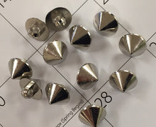 Load image into Gallery viewer, 10 20 50 Silver Umbrella Shank Quality Buttons 13mm Wide Dresses Tops Coats Babies Blazers Shirt Sewing Craft