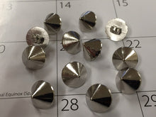 Load image into Gallery viewer, 10 20 50 Silver Umbrella Shank Quality Buttons 13mm Wide Dresses Tops Coats Babies Blazers Shirt Sewing Craft