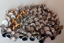 Load image into Gallery viewer, 10 20 50 Silver Speaker Shank Quality Buttons 13mm Wide Dresses Tops Coats Babies Blazers Shirt Sewing Craft