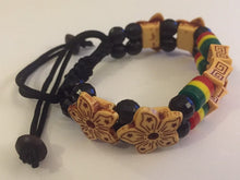 Load image into Gallery viewer, Beaded Bracelet Wristband African Elasticated Beads Bangle Charm Cuffs