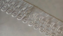 Load image into Gallery viewer, 1m Quality Lace Trims WHITE 85mm Wide Scrapbooking Lace Cardmaking Wedding Home Decor Sewing Craft Project