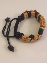 Load image into Gallery viewer, Beaded Bracelet Wristband African Elasticated Beads Bangle Charm Cuffs