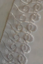 Load image into Gallery viewer, 1m Quality Lace Trims WHITE 85mm Wide Scrapbooking Lace Cardmaking Wedding Home Decor Sewing Craft Project