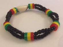 Load image into Gallery viewer, Beaded Bracelet Wristband African Elasticated Beads Bangle Charm Cuffs