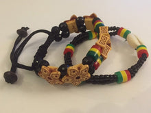 Load image into Gallery viewer, Beaded Bracelet Wristband African Elasticated Beads Bangle Charm Cuffs