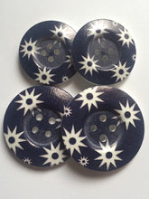 Load image into Gallery viewer, 3 5 10 SMALL LARGE Wooden Buttons Sewing Craft 31mm 38mm wide 4 holes