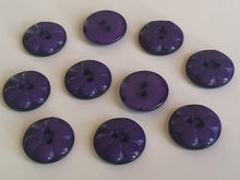 Load image into Gallery viewer, 10 20 PURPLE Shirt Coat Blazer 2 Holes Quality Buttons 18mm Wide Dresses Tops Babies Sewing Craft