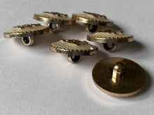Load image into Gallery viewer, 5 Cream Shank Buttons 22mm Wide Dresses Tops Coats Babies Blazers Shirt Sewing Art Craft
