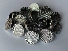 Load image into Gallery viewer, 10 Silver 3 Dots Shank Quality Buttons 13mm Wide Dresses Tops Coats Babies Blazers Shirt Sewing Craft