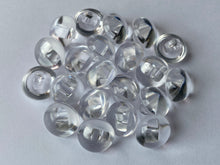 Load image into Gallery viewer, 10 Clear Shank Quality Buttons 13mm Wide Dresses Tops Coats Babies Blazers Shirt Sewing Craft ##