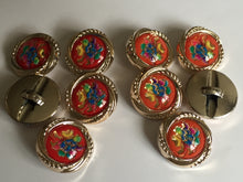 Load image into Gallery viewer, 1 Flower Shank Buttons 30mm Wide Dresses Tops Coats Babies Blazers Shirt Sewing Art Craft