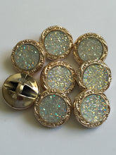 Load image into Gallery viewer, 1 Shine Diamante Shank Buttons 18mm Wide Dresses Tops Coats Babies Blazers Shirt Sewing Art Craft