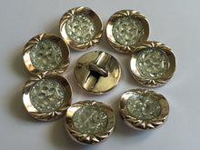 Load image into Gallery viewer, 1 Shine Diamante Shank Buttons 21mm Wide Dresses Tops Coats Babies Blazers Shirt Sewing Art Craft