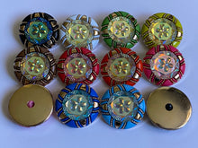 Load image into Gallery viewer, 1 Shine Diamante Shank Buttons 45mm Wide Dresses Tops Coats Babies Blazers Shirt Sewing Craft Different Colours