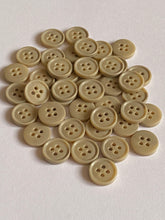 Load image into Gallery viewer, 20 KHAKI Buttons Shirt Sewing Craft 13mm Wide More Colours In The Shop
