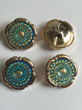 Load image into Gallery viewer, 1 Shine Diamante Shank Buttons 34mm Wide Dresses Tops Coats Babies Blazers Shirt Sewing Art Craft