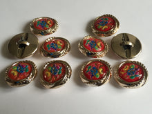 Load image into Gallery viewer, 1 Flower Shank Buttons 30mm Wide Dresses Tops Coats Babies Blazers Shirt Sewing Art Craft