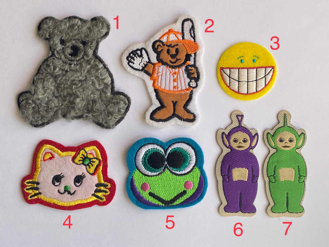 Patch Badge Leather Jackets Coats Jeans Dresses Tops Babies Blazers Shirts Skirts Bags Caps Hats Sewing Art Craft