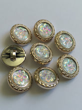 Load image into Gallery viewer, 1 Shine Diamante Shank Buttons 18mm Wide Dresses Tops Coats Babies Blazers Shirt Sewing Art Craft
