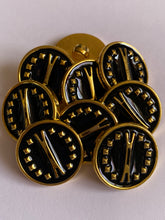 Load image into Gallery viewer, 1 GOLD ShanK Buttons 22mm Wide Dresses Tops Coats Babies Blazers Shirt Sewing Craft