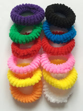 Load image into Gallery viewer, 12 SOFT SCRUNCHY HAIR HEADBANDS Girl Women Ladies Hair Grips Head Fancy Accessorise Flower Arrangement Decoration Party School Birthday Costumes