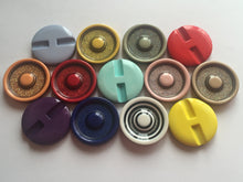 Load image into Gallery viewer, 1pc Round Inside 34mm Quality Buttons Bling Sewing Craft Jacket Shirt Skirt Trousers Coat Different Colour
