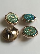 Load image into Gallery viewer, 1 Shine Diamante Shank Buttons 34mm Wide Dresses Tops Coats Babies Blazers Shirt Sewing Art Craft