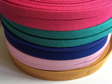 Load image into Gallery viewer, FULL ROLL Lovely Bias Binding 13mm Wide Double Folded 7 metres Tape Trim Trimmings Different Colours To Choose From