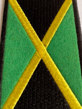 Load image into Gallery viewer, Jamaican Patch Badge 50mm x 90mm Wide Leather Jackets Coats Jeans Dresses Tops Babies Blazers Shirts Skirts Bags Caps Hats Sewing Art Craft