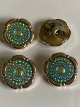 Load image into Gallery viewer, 1 Shine Diamante Shank Buttons 34mm Wide Dresses Tops Coats Babies Blazers Shirt Sewing Art Craft