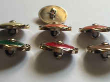 Load image into Gallery viewer, 1 Scalloped Shank Buttons 24mm Wide Dresses Tops Coats Babies Blazers Shirt Sewing Craft Different Colours