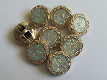Load image into Gallery viewer, 1 Shine Diamante Shank Buttons 18mm Wide Dresses Tops Coats Babies Blazers Shirt Sewing Art Craft