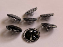 Load image into Gallery viewer, 1 Silver Shank Buttons 22mm Wide Dresses Tops Coats Babies Blazers Shirt Sewing Craft