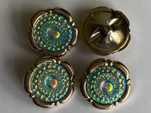 Load image into Gallery viewer, 1 Shine Diamante Shank Buttons 34mm Wide Dresses Tops Coats Babies Blazers Shirt Sewing Art Craft