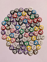 Load image into Gallery viewer, 20 50 100 MIXED Triangle Top Round Bottom 12mm Wide Buttons Shirt Sewing Craft