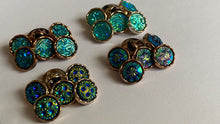 Load image into Gallery viewer, 5 Shine Gold Diamante Shank Buttons 13mm Wide Dresses Tops Coats Babies Blazers Shirt Sewing Art Craft Different Colours