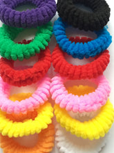Load image into Gallery viewer, 12 SOFT SCRUNCHY HAIR HEADBANDS Girl Women Ladies Hair Grips Head Fancy Accessorise Flower Arrangement Decoration Party School Birthday Costumes
