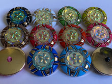 Load image into Gallery viewer, 1 Shine Diamante Shank Buttons 45mm Wide Dresses Tops Coats Babies Blazers Shirt Sewing Craft Different Colours