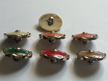 Load image into Gallery viewer, 1 Scalloped Shank Buttons 24mm Wide Dresses Tops Coats Babies Blazers Shirt Sewing Craft Different Colours