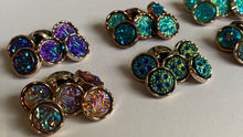 Load image into Gallery viewer, 5 Shine Gold Diamante Shank Buttons 13mm Wide Dresses Tops Coats Babies Blazers Shirt Sewing Art Craft Different Colours