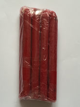 Load image into Gallery viewer, 8pcs Straight ST. Michael Candles RED For Prayers Fasting Meditation Calmness Shrine Alter Sacred Place Holy Area Different Colours Available