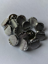 Load image into Gallery viewer, 10 Silver 3 Dots Shank Quality Buttons 13mm Wide Dresses Tops Coats Babies Blazers Shirt Sewing Craft