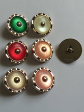 Load image into Gallery viewer, 1 Scalloped Shank Buttons 24mm Wide Dresses Tops Coats Babies Blazers Shirt Sewing Craft Different Colours