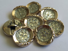 Load image into Gallery viewer, 1 Shine Diamante Shank Buttons 21mm Wide Dresses Tops Coats Babies Blazers Shirt Sewing Art Craft
