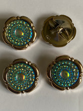 Load image into Gallery viewer, 1 Shine Diamante Shank Buttons 34mm Wide Dresses Tops Coats Babies Blazers Shirt Sewing Art Craft