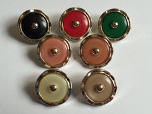 Load image into Gallery viewer, 1 Scalloped Shank Buttons 24mm Wide Dresses Tops Coats Babies Blazers Shirt Sewing Craft Different Colours